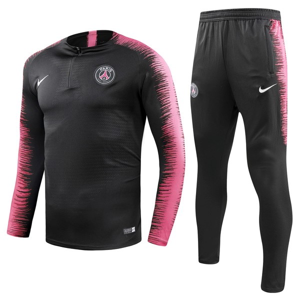 Survetement Football PSG 2018-19 Noir Rose Marine